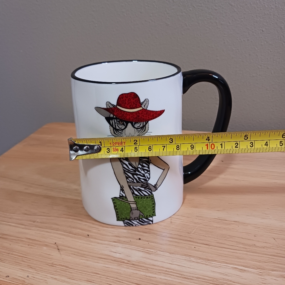 Signature Housewares Hipster Tiger Coffee Mug - Picture 3 of 6